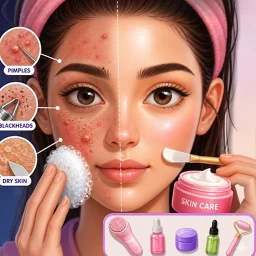 Symbol von Skincare Time Makeup ASMR Game